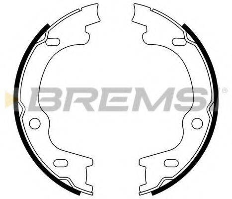 BREMSI GF0785 Комплект гальмівних колодок