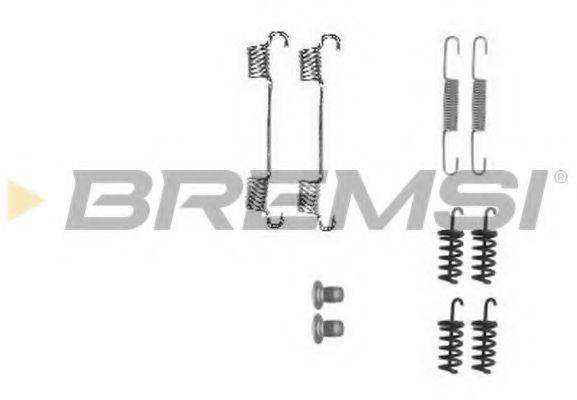 BREMSI SK0874 Комплектуючі, гальмівна колодка