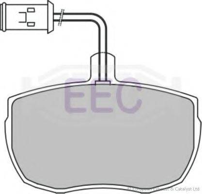 EEC BRP0079 Комплект гальмівних колодок, дискове гальмо