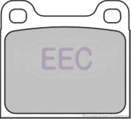 EEC BRP0121 Комплект гальмівних колодок, дискове гальмо
