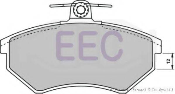 EEC BRP0707 Комплект гальмівних колодок, дискове гальмо