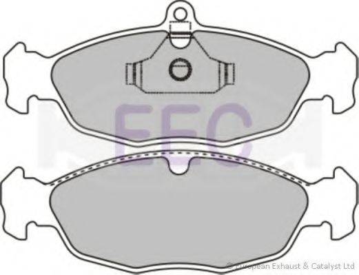 EEC BRP0730 Комплект гальмівних колодок, дискове гальмо