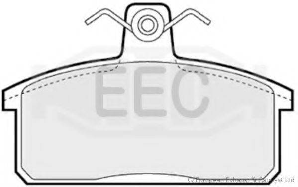 EEC BRP0736 Комплект гальмівних колодок, дискове гальмо