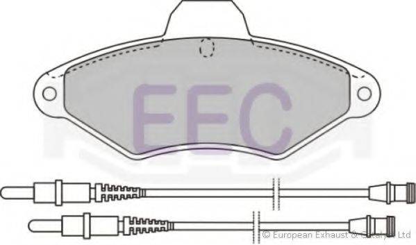 EEC BRP0803 Комплект гальмівних колодок, дискове гальмо