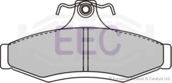 EEC BRP1008 Комплект гальмівних колодок, дискове гальмо