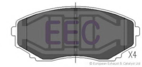 EEC BRP1026 Комплект гальмівних колодок, дискове гальмо
