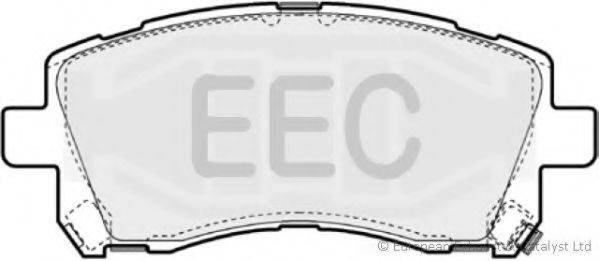 EEC BRP1070 Комплект гальмівних колодок, дискове гальмо