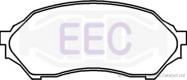 EEC BRP1081 Комплект гальмівних колодок, дискове гальмо