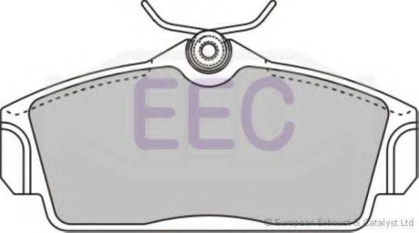 EEC BRP1082 Комплект гальмівних колодок, дискове гальмо