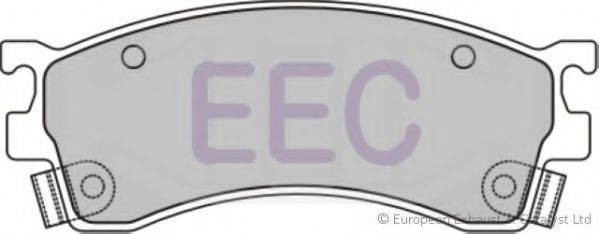 EEC BRP1100 Комплект гальмівних колодок, дискове гальмо