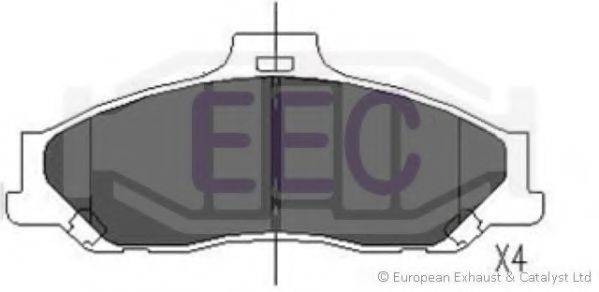 EEC BRP1149 Комплект гальмівних колодок, дискове гальмо