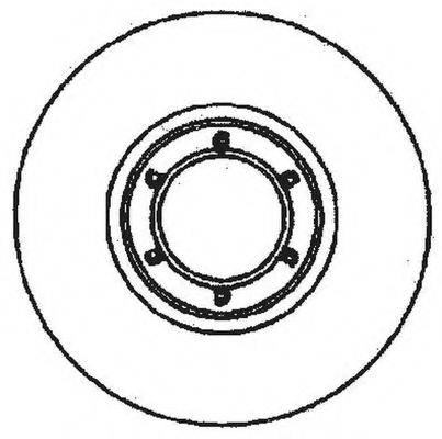 BENDIX 561171B гальмівний диск