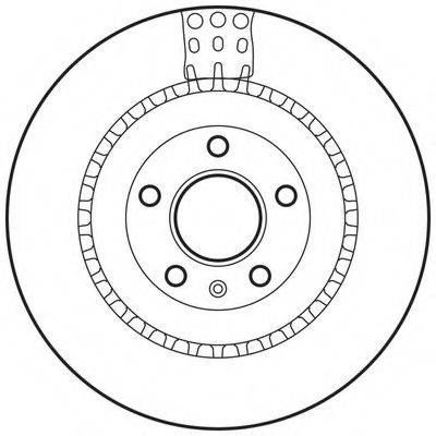 BENDIX 562735BC гальмівний диск