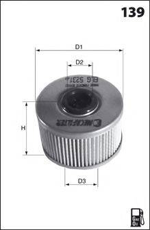 LUCAS FILTERS LFDE107 Паливний фільтр