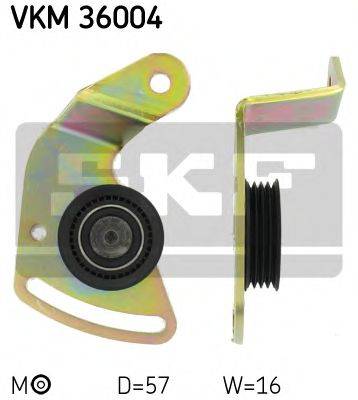SKF VKM36004 Натяжний ролик, полікліновий ремінь