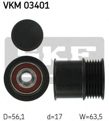 SKF VKM03401 Механізм вільного ходу генератора