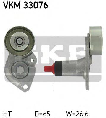 SKF VKM33076 Натяжний ролик, полікліновий ремінь