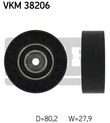 SKF VKM38206 Паразитний / провідний ролик, полікліновий ремінь