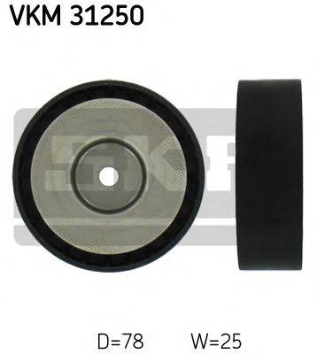 SKF VKM31250 Паразитний / провідний ролик, полікліновий ремінь