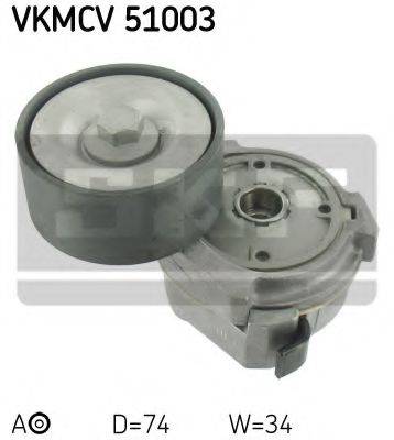 SKF VKMCV51003 Натяжний ролик, полікліновий ремінь