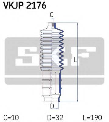 SKF VKJP2176 Комплект пильника, рульове керування
