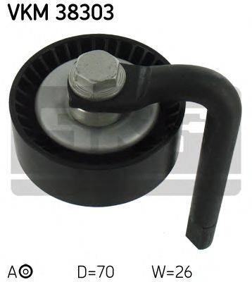 SKF VKM38303 Натяжний ролик, полікліновий ремінь