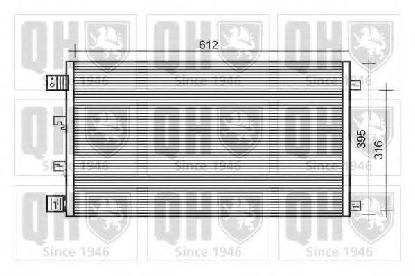 Конденсатор, кондиціонер QUINTON HAZELL QCN577 Конденсатор, кондиціонер QUINTON HAZELL QCN577