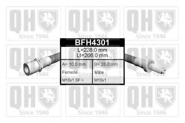QUINTON HAZELL BFH4301 Гальмівний шланг