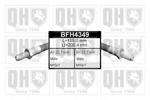 QUINTON HAZELL BFH4349 Гальмівний шланг