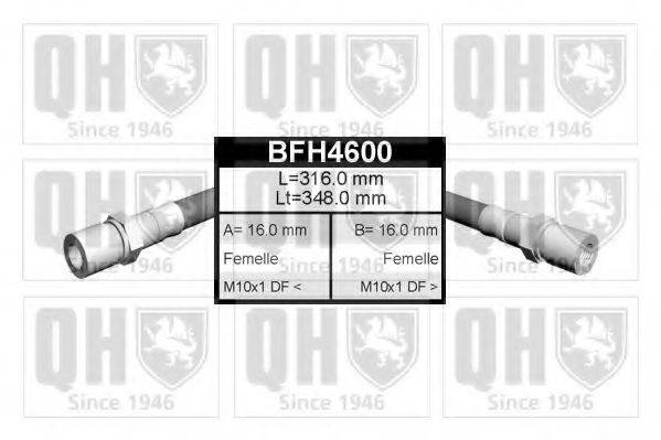 QUINTON HAZELL BFH4600 Гальмівний шланг