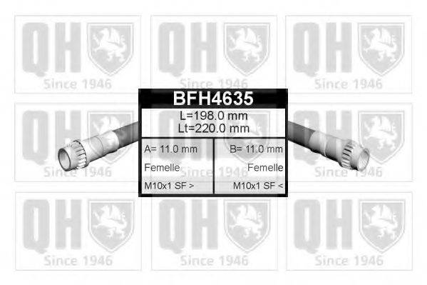 QUINTON HAZELL BFH4635 Гальмівний шланг