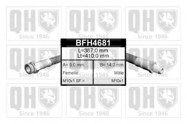 QUINTON HAZELL BFH4681 Гальмівний шланг