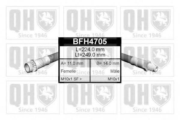 QUINTON HAZELL BFH4705 Гальмівний шланг