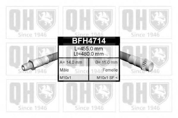 QUINTON HAZELL BFH4714 Гальмівний шланг