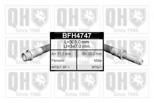 QUINTON HAZELL BFH4747 Гальмівний шланг