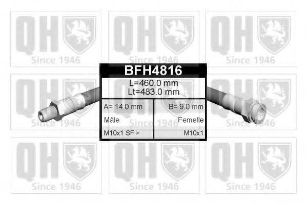 QUINTON HAZELL BFH4816 Гальмівний шланг
