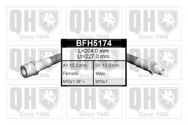 QUINTON HAZELL BFH5174 Гальмівний шланг
