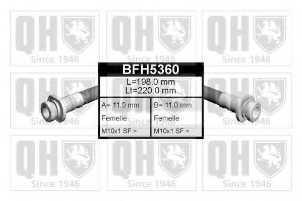 QUINTON HAZELL BFH5360 Гальмівний шланг
