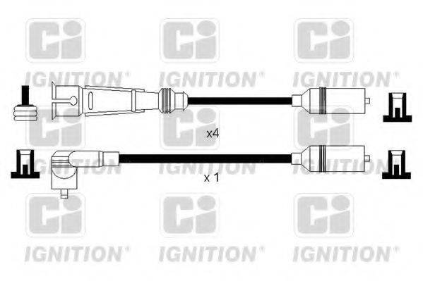 QUINTON HAZELL XC1149 Комплект дротів запалювання