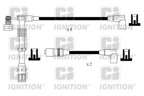QUINTON HAZELL XC1155 Комплект дротів запалювання