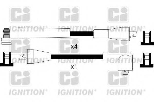 QUINTON HAZELL XC256 Комплект дротів запалювання