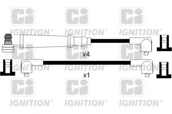 QUINTON HAZELL XC349 Комплект дротів запалювання