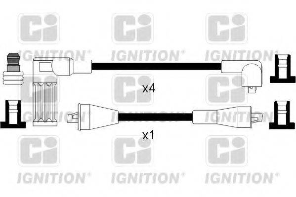QUINTON HAZELL XC814 Комплект дротів запалювання