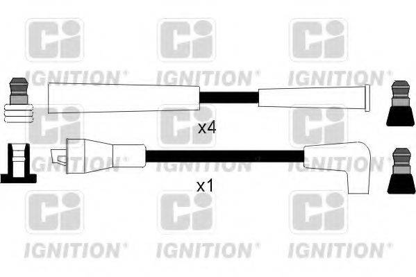 QUINTON HAZELL XC817 Комплект дротів запалювання
