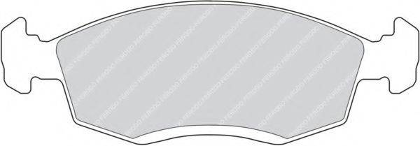 FERODO FDB579 Комплект гальмівних колодок, дискове гальмо