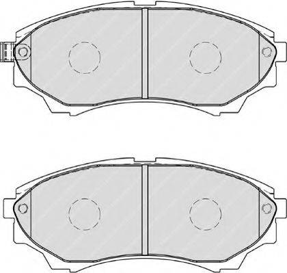 FERODO FSL1817 Комплект гальмівних колодок, дискове гальмо