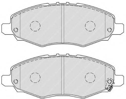 FERODO FSL1836 Комплект гальмівних колодок, дискове гальмо