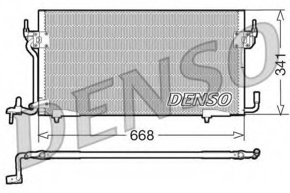 DENSO DCN07060 Конденсатор, кондиціонер