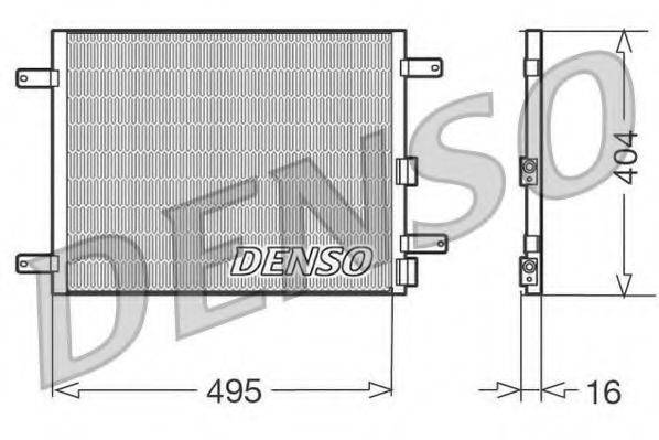 DENSO DCN01023 Конденсатор, кондиціонер