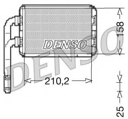 DENSO DRR23016 Теплообмінник, опалення салону